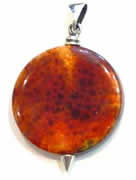 pendentifs pierre et argent