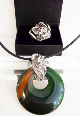 Bague Florence et bracelet Feuillage