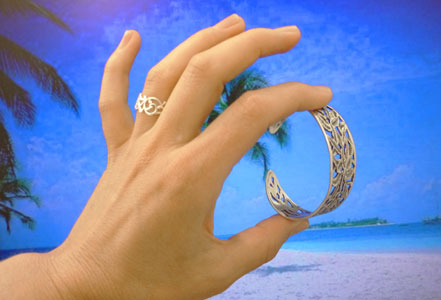 Bague Florence et bracelet Feuillage