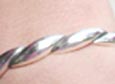bracelet torsade argent 2
