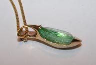 pendentif emeraude